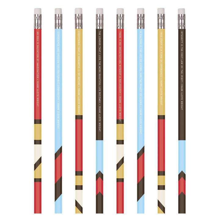 Frank Lloyd Wright Philosophy Pencil Set