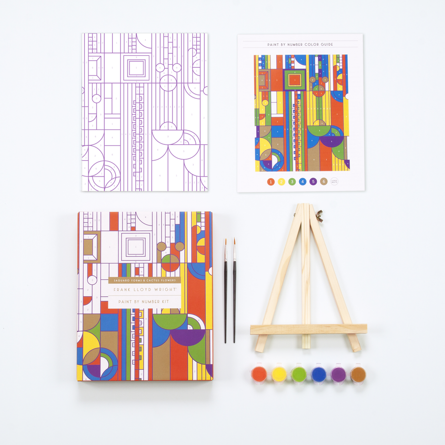 Saguaro Forms Painted-by-Numbers Kit