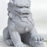 Fu Dog Female, Antique Gray.