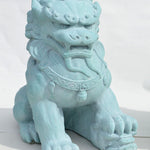 Fu Dog Female, Copper Patina.