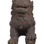 Fu Dog Female, Dark Walnut.