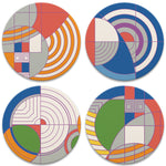 Hoffman House Rug Coasters, tops of four in set
