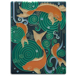Koi Pond 6" x 8" Tile