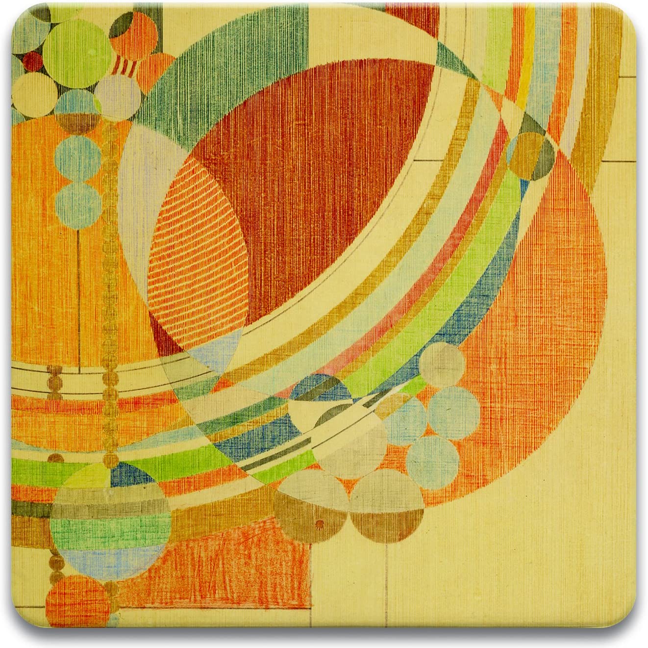 March Balloons Trivet, top