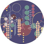 Midway Gardens Mural Trivet, top