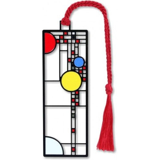 Playhouse Window Bookmark with red tassle