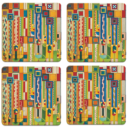 Saguaro Forms Coasters, tops of four in set