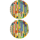 Saguaro Forms Car Coasters, tops of two in set