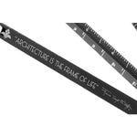 Image shows close up of quote and Frank Lloyd Wright signature.