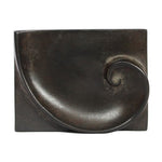 Spiral Paperweight Shelf Sculpture by Heloise Crista.