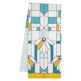 Waterlilies Printed Tea Towel