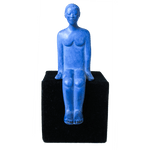 Woman Sitting Shelf Sculpture by Heloise Crista.